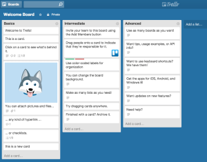Sample Board in Trello